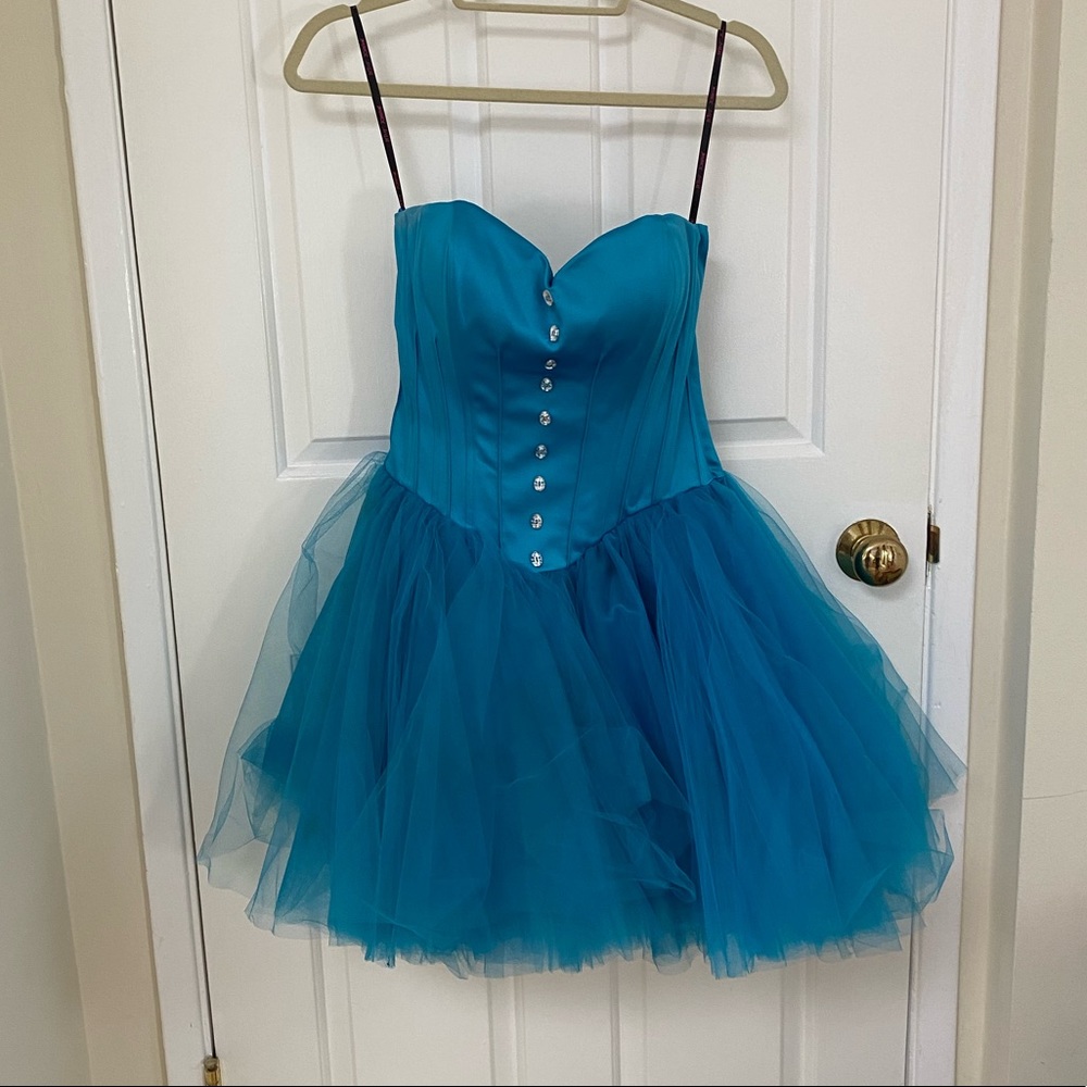 Strapless Betsy Johnson mini dress